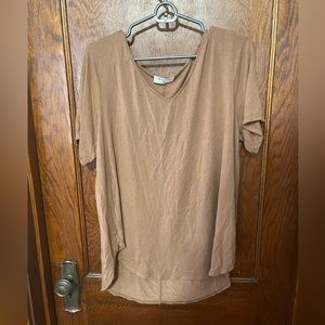 Zenana brown tshirt size 2XL